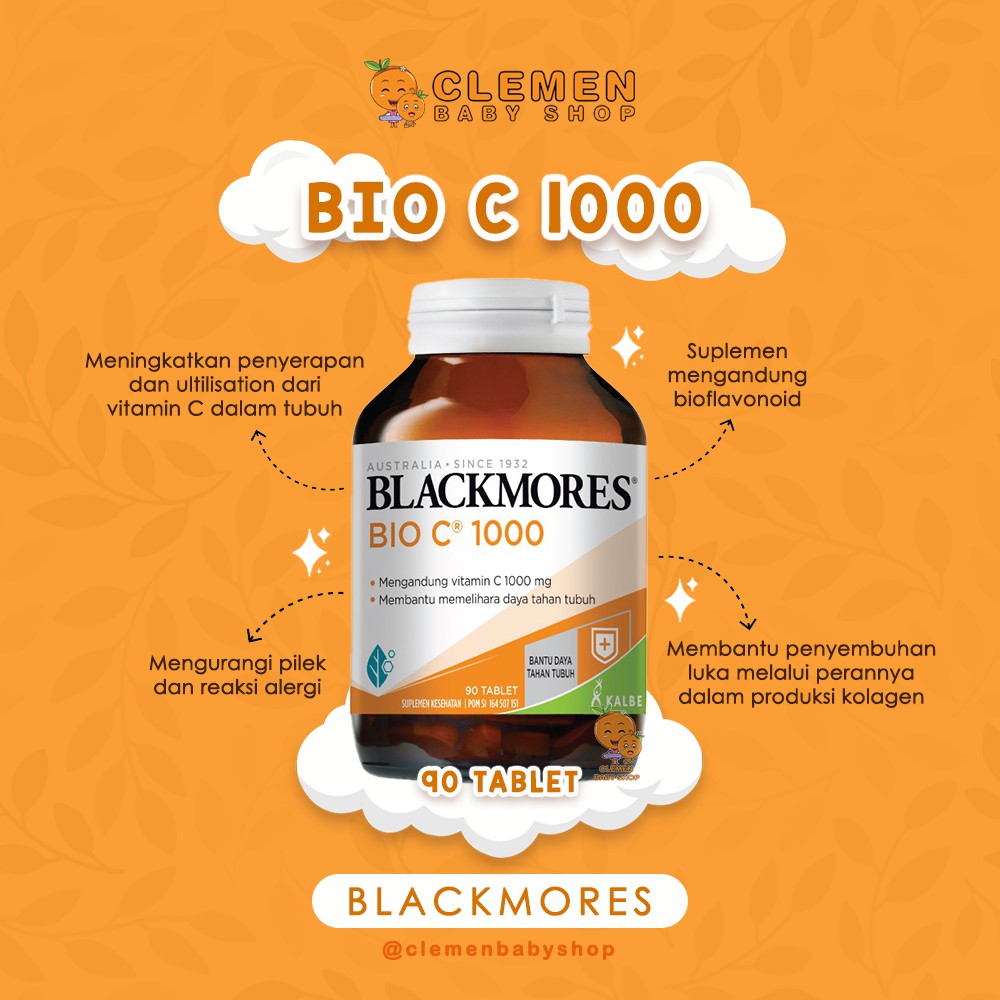 Blackmores Bio C 1000mg Isi 90 Kapsul Shopee Indonesia