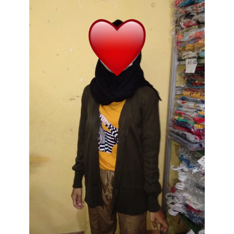 Cardigan rajut bershka outer  jaket rompi import lilac lavender coral army