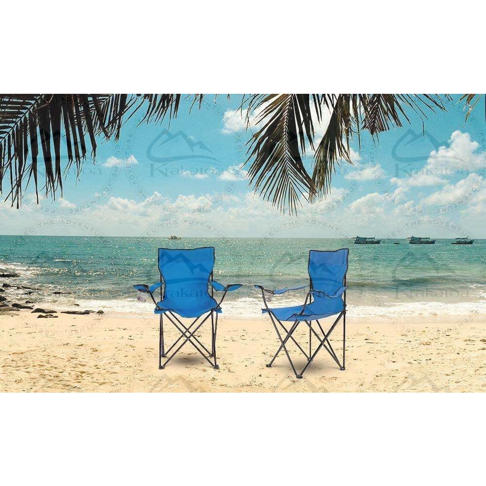 【COD】 Bangku Lipat Mancing dengan Lengan` Kemah Outdoor` Kursi Portable Camping Piknik Pancing