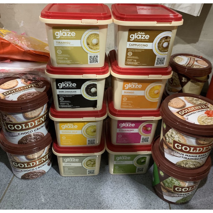 

Colatta Glaze| Dip Glaze Colatta Dark Chocolate - Strawberry - Green Tea - Banana Milk - Cappuccino - Tiramisu 1kg