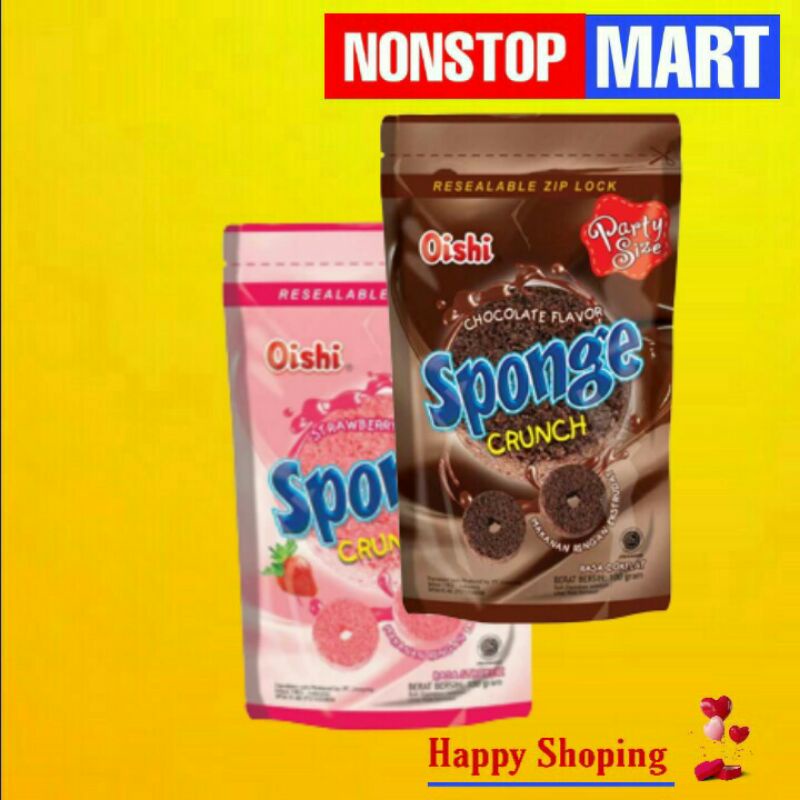 

SPONGE Oishi crunch coklat/strawberry 100gr