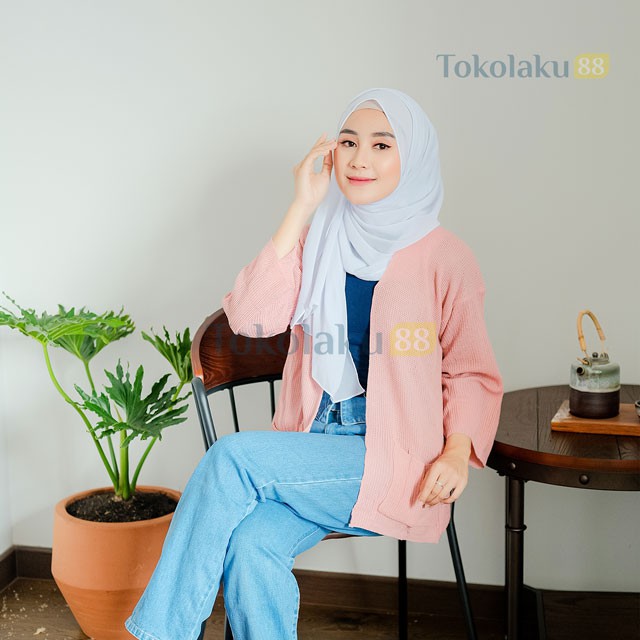 Kardigan Rajut Oversize Wanita Loccy Outer Cardigan Premium-5