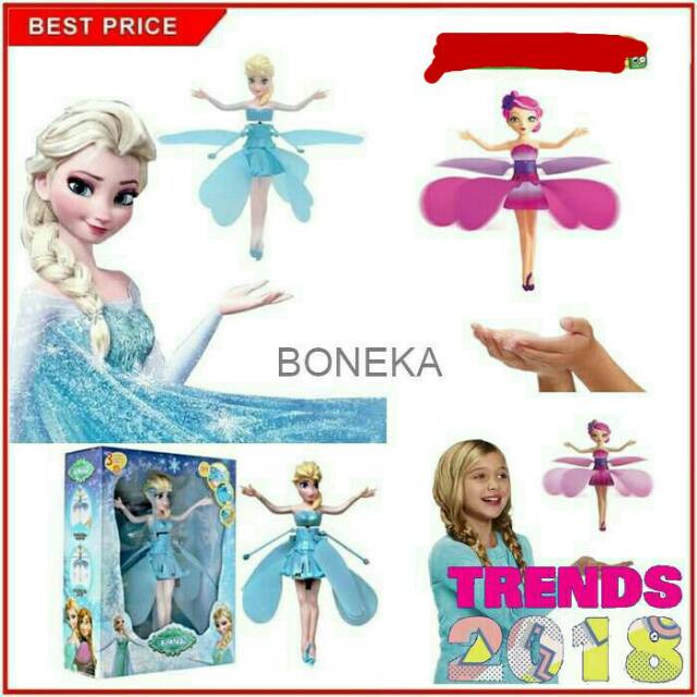 Boneka barbie terbang/drone boneka