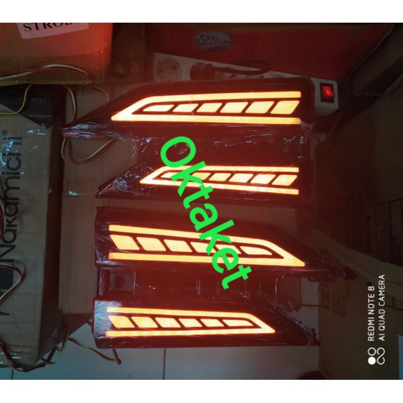 paket trunk lid model ganti+ reflektor LED Avanza Xenia Veloz 2019