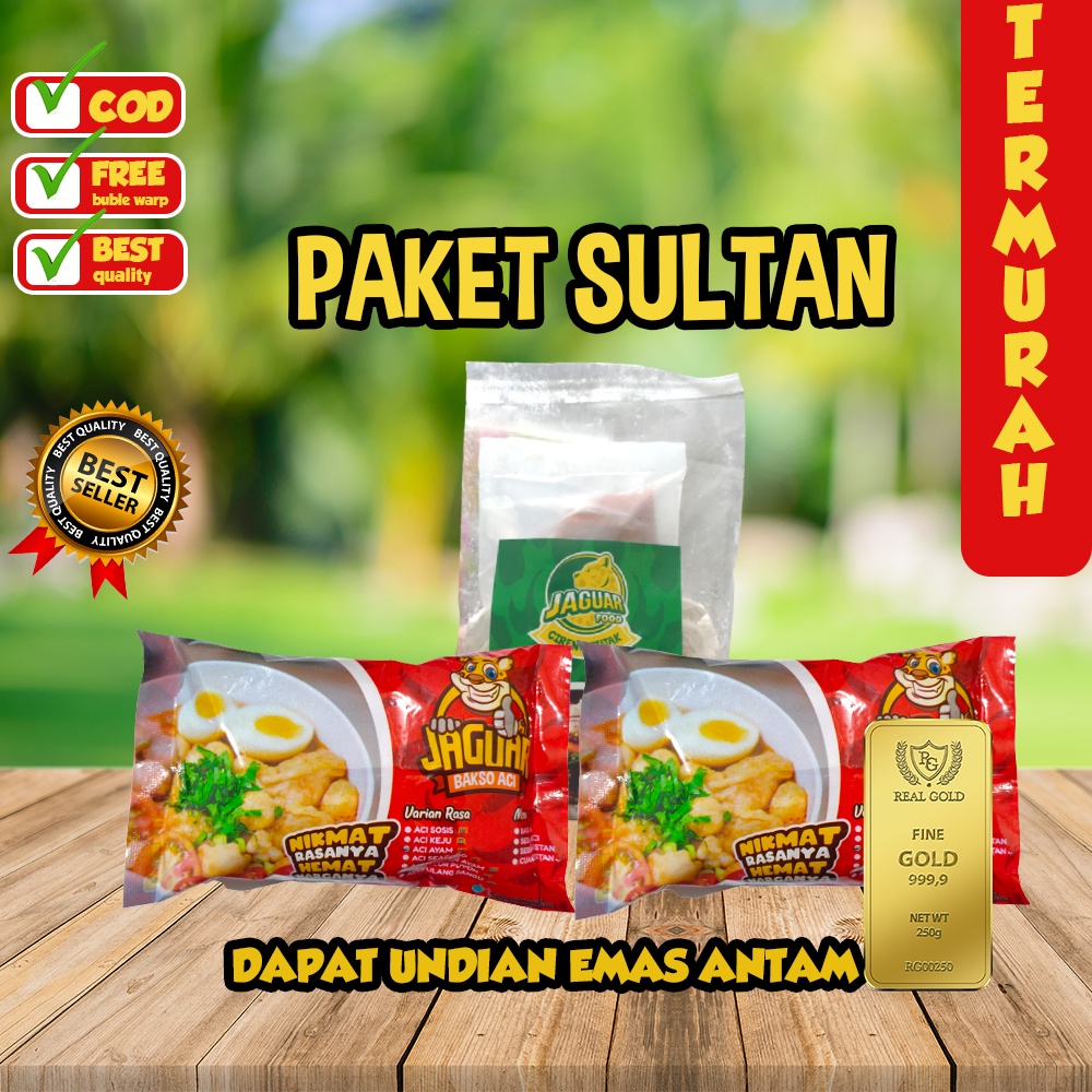 PAKET SULTAN - BASO ACI BAKSO ACI TULANG RANGU CIRENG RUJAK CIRENG ISI SEBLAK INSTAN