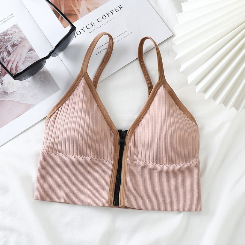 Celyne Bra Sport Wanita Model Resleting Tank Top Korea 1054