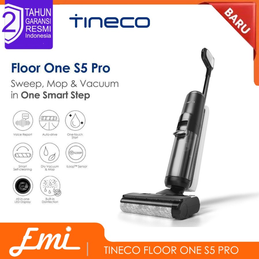 Tineco Floor One S5 PRO Smart Wet Dry Cordless Vacuum Cleaner