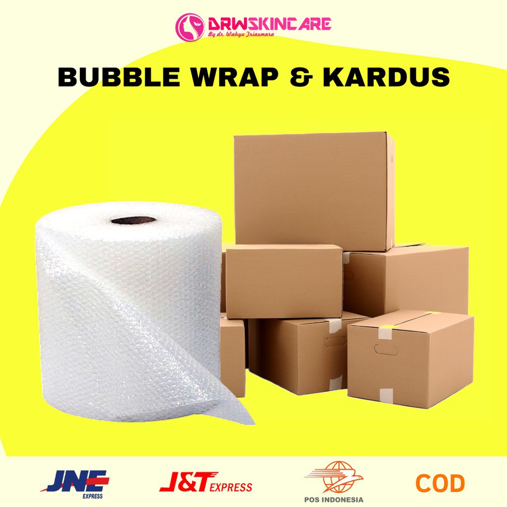 

DRW SKINCARE - BUBBLE WRAP & KARDUS PACKING Keren