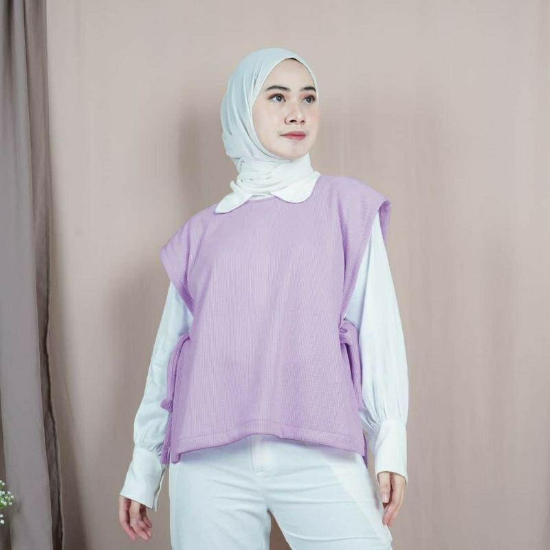 VEST- KNIT ROMPI RAJUT TALI SHYFA PREMIUM