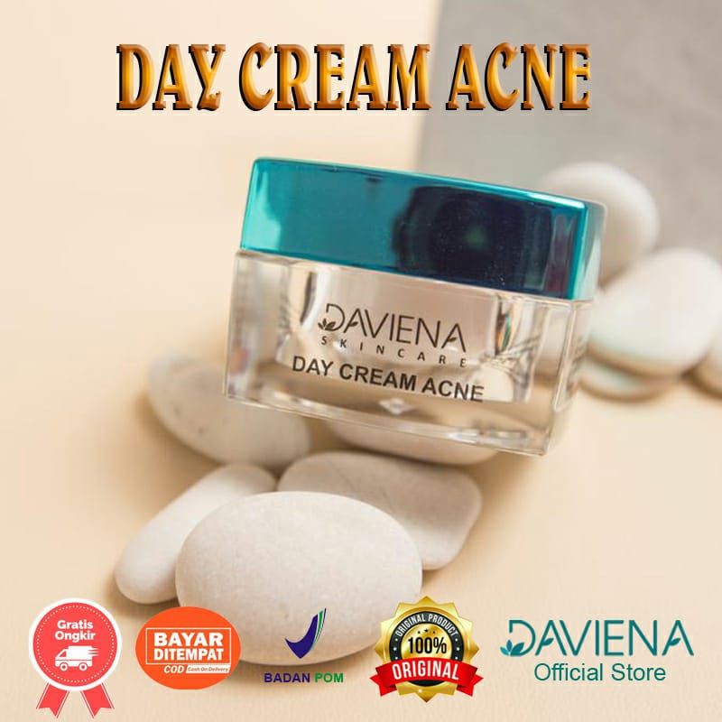(COD) DAY CREAM/KRIM PAGI ACNE DAVIENA SKINCARE BPOM
