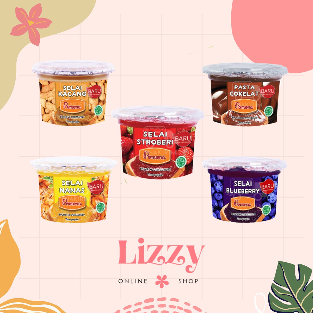 

Pomona Selai Kacang | Strawberry | Nanas 140g