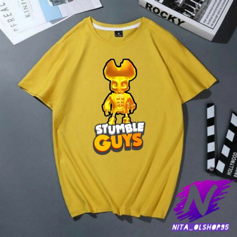 kaos stumble guys baju stumble guys karakter kaos anak viral stumble guys
