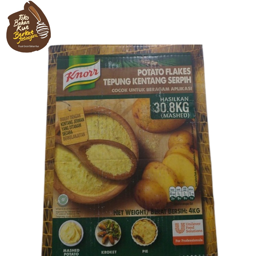 

TEPUNG KENTANG KNORR / POTATO FLAKES 4 KG