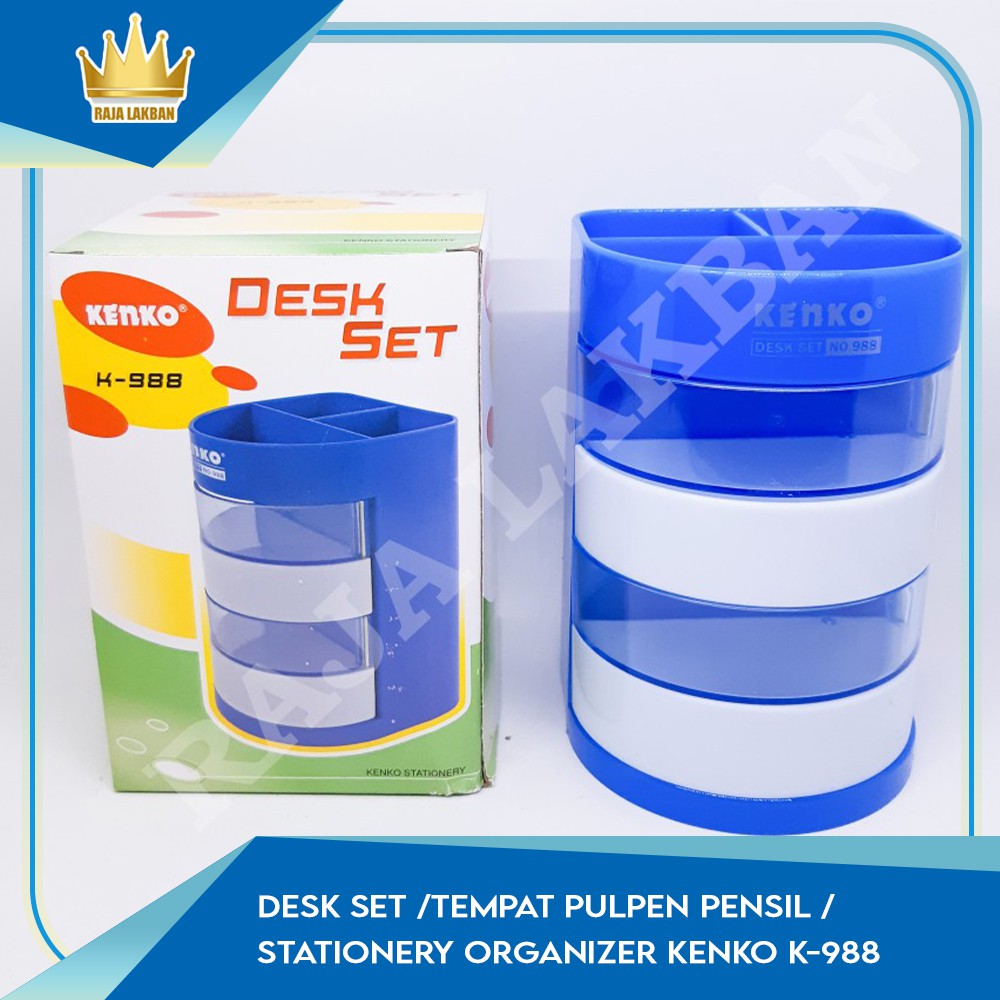 

Desk Set /Tempat Pulpen Pensil / Stationery Organizer KENKO K-988