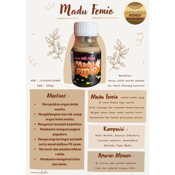 

Femio by Java Hills Honey