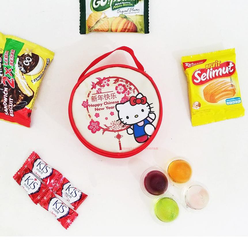 

Cuma Di Sini Tas Dompet Angpao Imlek Bulat Happy Chinese New Year Gong Xi Fa Cai