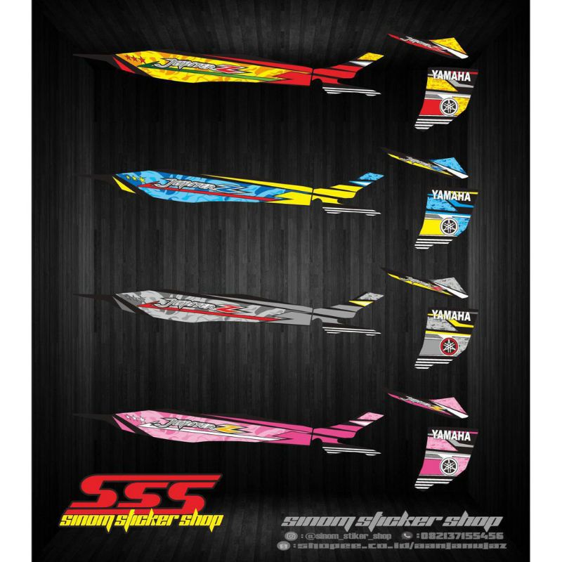 Striping Variasi Jupiter Z Burhan Spark Striwel