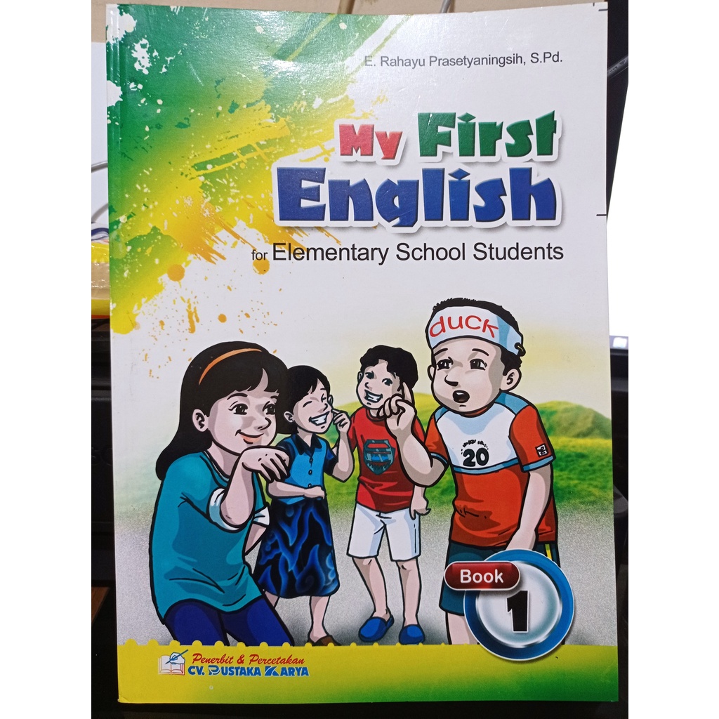 

Buku Bahasa Inggris My First English untuk SD/MI kelas 1 K13