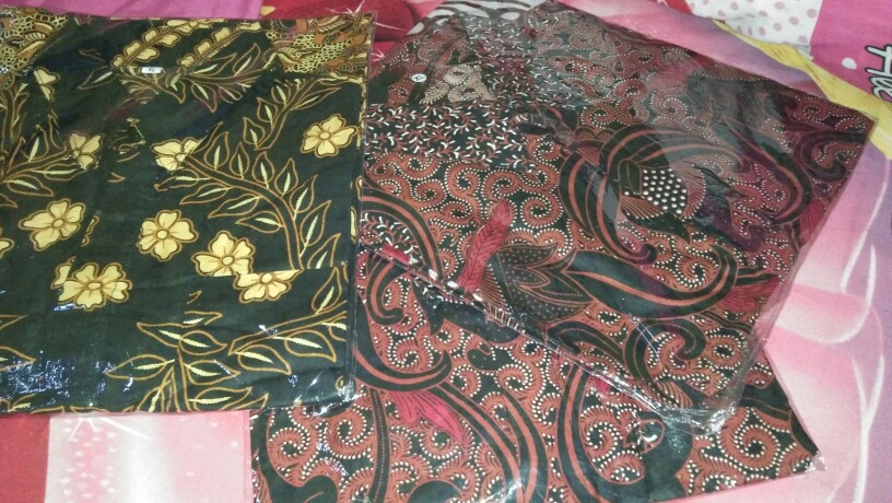 Atasan Batik Lengan Pendek 021 Risna Batik Hrb026 Hem Batik Pekalongan