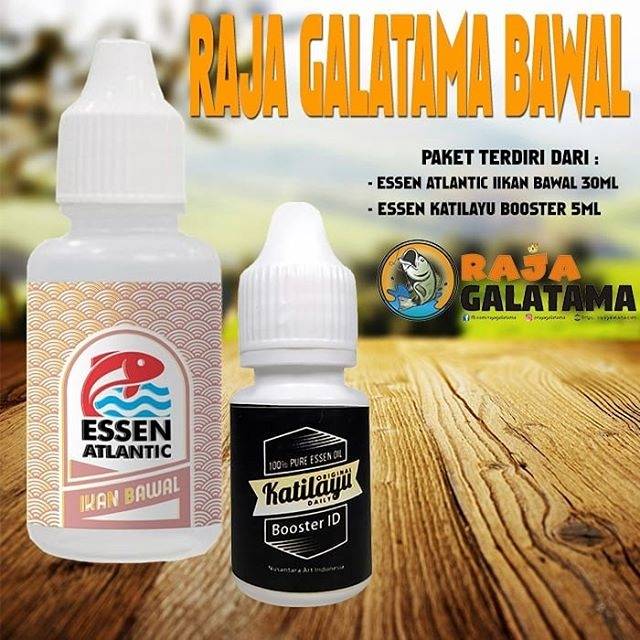 Paket Essen oplosan umpan Mancing Galatama Ikan Bawal, Ikan Mas, Lele dan Patin