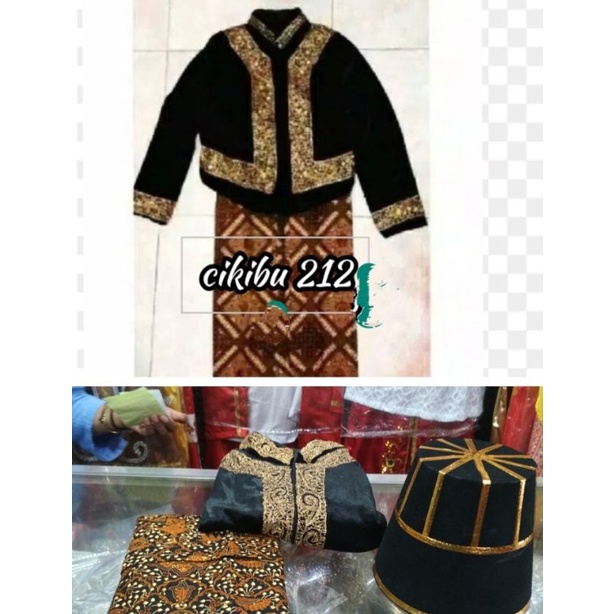 baju adat jawa bludru anak TK SD