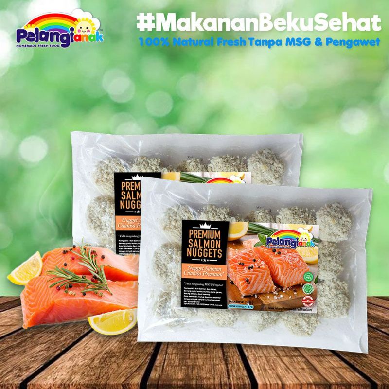 

Nugget Salmon Non MSG / Nugget Pelangi / Nugget Sehat / Nugget Homemade