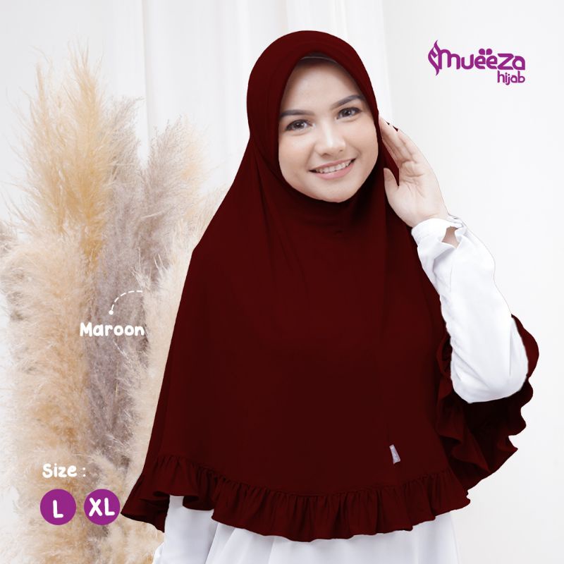 HIJAB - HIJAB BILQIS MAROON - MUEEZA HIJAB