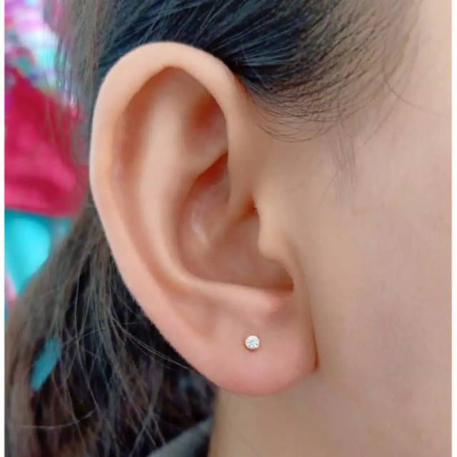 Anting mata tusuk Mrican desi kadar 375% emas asli