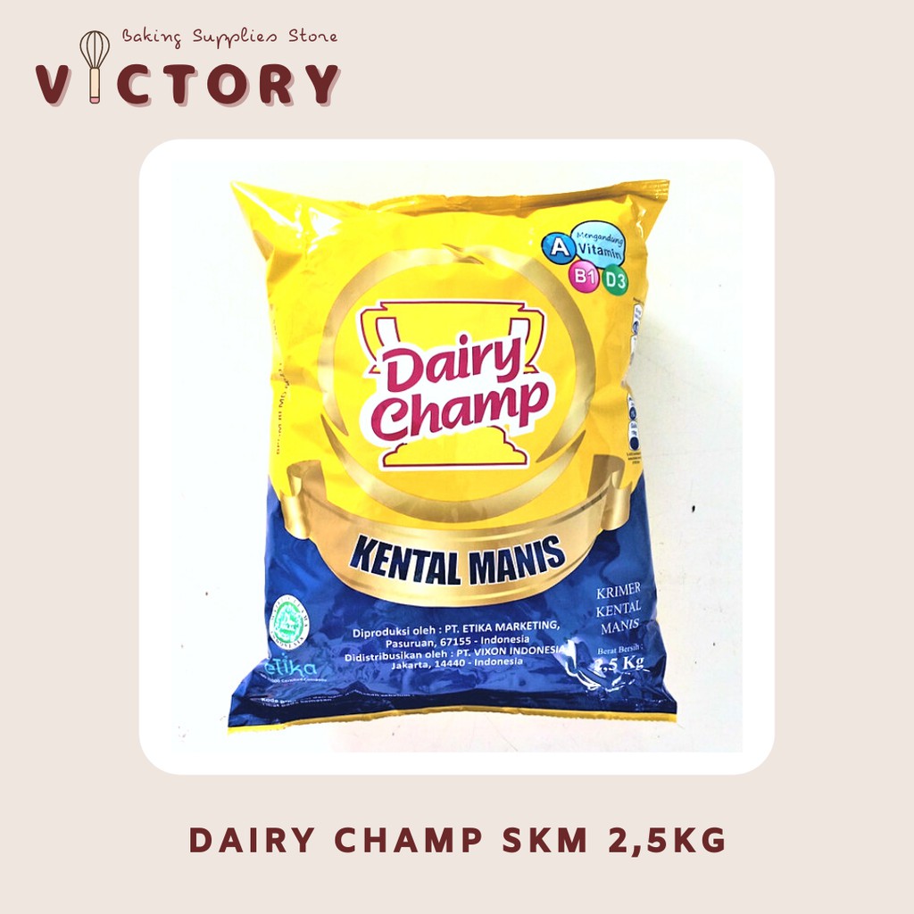 

[2,5KG] Dairy Champ SKM - Susu Kental Manis