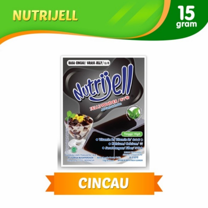 

Ht662D Nutrijel Nutrijell Cincau Grass Jelly Grassjelly 15Gram 15 Gram Ht5H