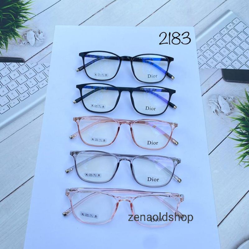 Kacamata Antiradiasi Wanita Pria/Kacamata Lensa Minus Silinder Plus Model Kotak