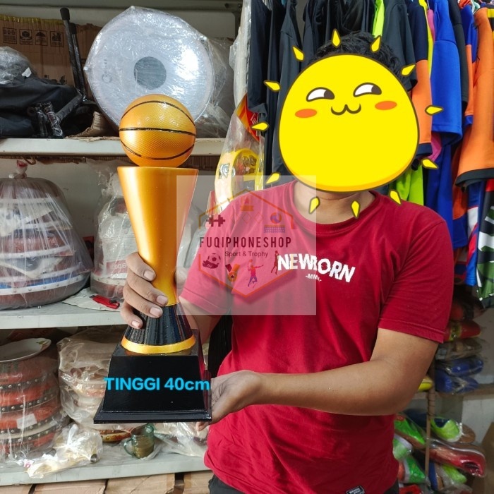 PIALA BOLA BASKET FIBER TROPHY BASKET TB SATUAN