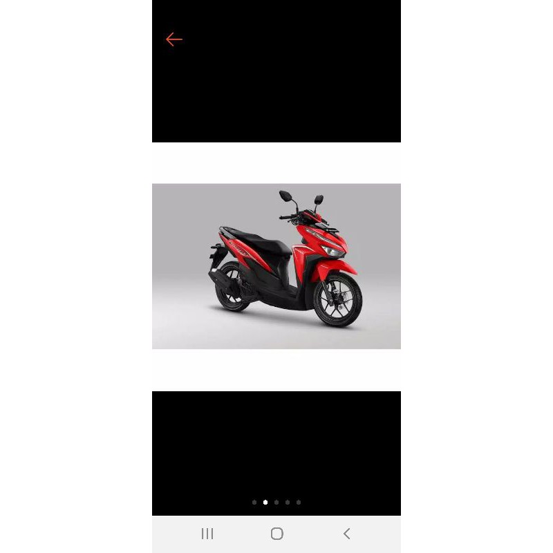 sayap kanan kiri /legsil luar vario 125 150 new tahun 2018-2019 merah cabe