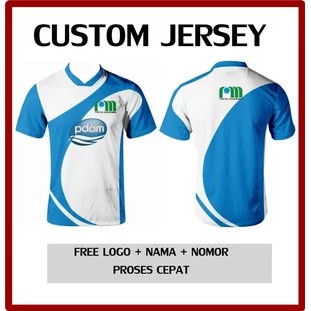 Baju Kaos Jersey PDAM 497 Printing Custom