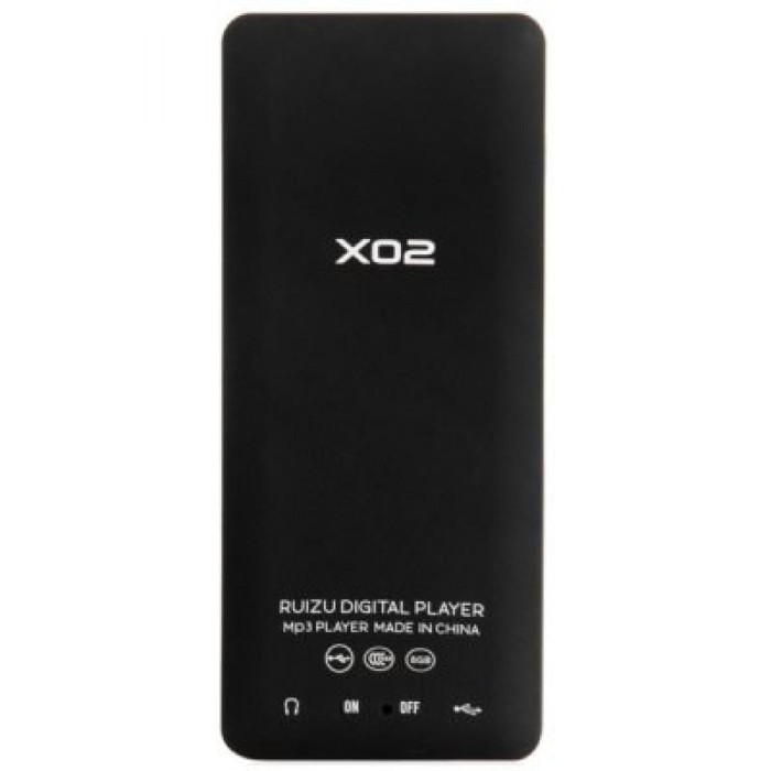 Ready Stok ORIGINAL Ruizu X02 HiFi DAP MP3 Player 8GB Support Rekam Suara Berkualitas