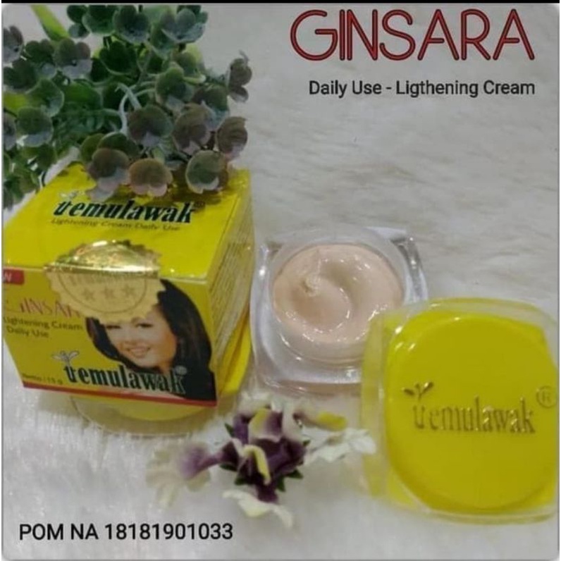 cream temulawak ginsara bpom