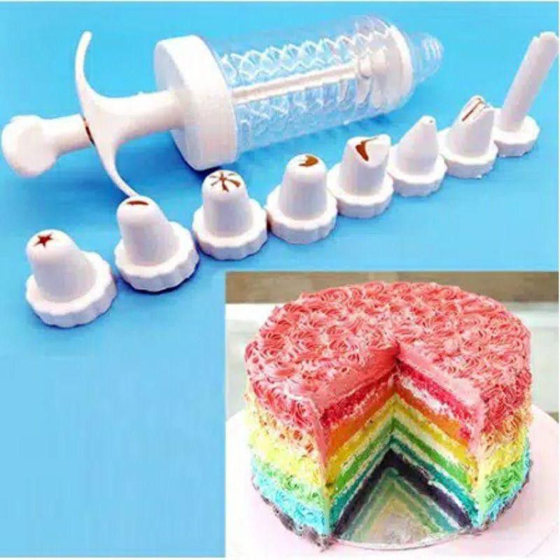 ALAT PENGHIAS KUE 8 IN 1 CAKE DECORATION 8 IN 1