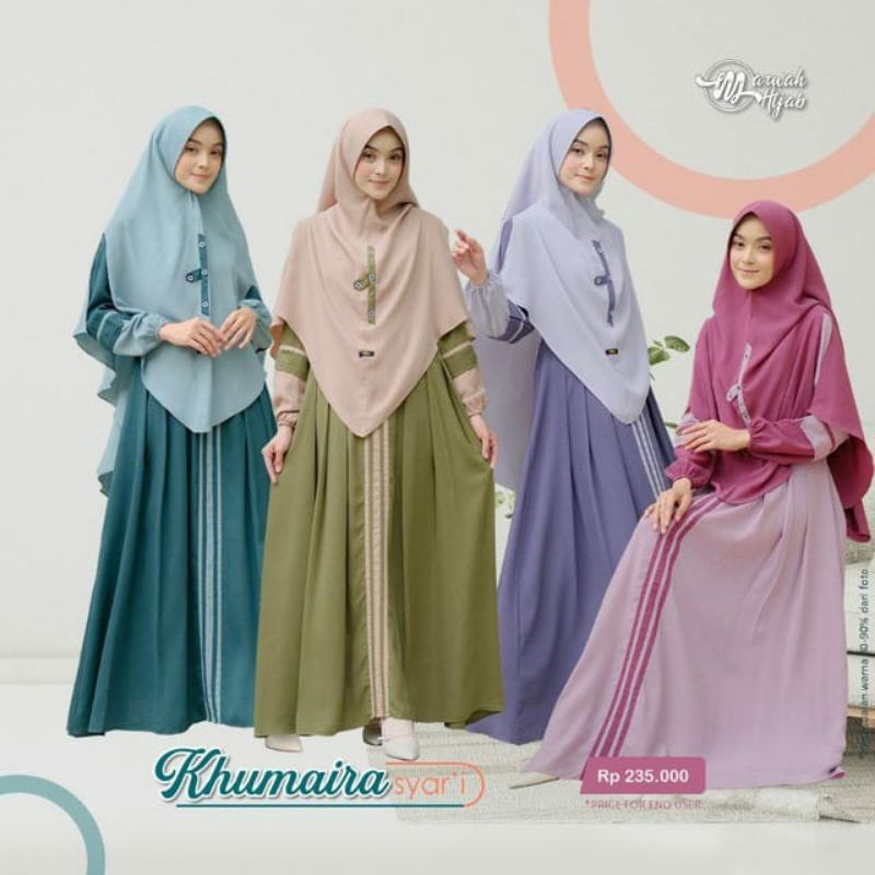 GAMIS KHUMAIRA BY MARWAH HIJAB