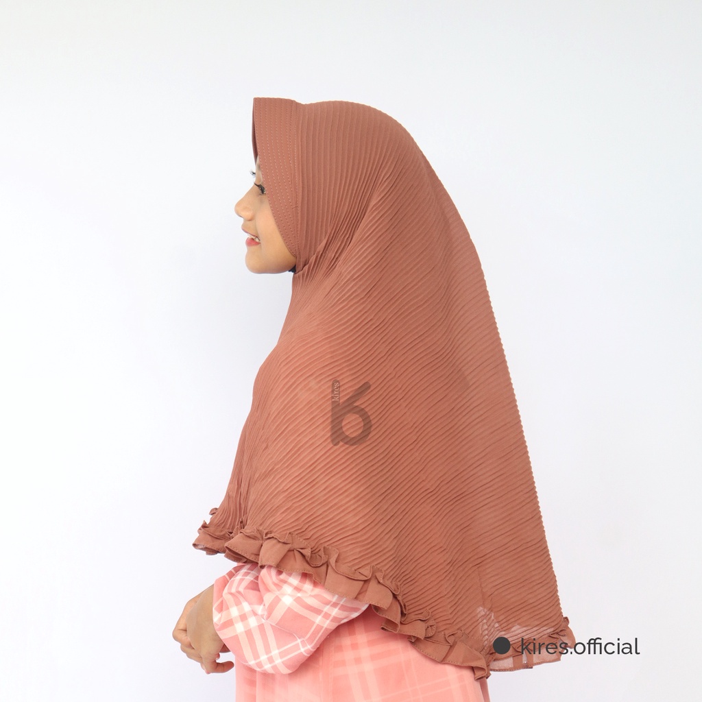 Khimar Bergo Anak Plisket Anisa 1-10th