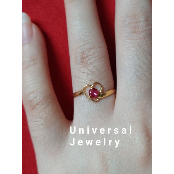 Cincin Dewasa Love Emas Muda setengah gram