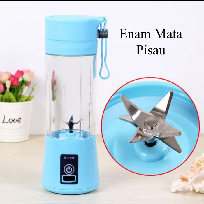 BM783 (READY COD) 6 MATA PISAU BLENDER PORTABLE JUICER ...