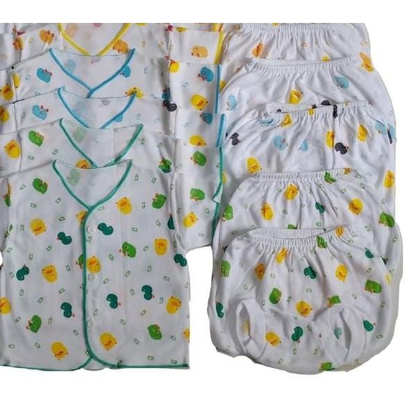 ⅎ Setelan Baju Bayi Setengah Lusin 6 pcs Size: 0-6 bulan ✽