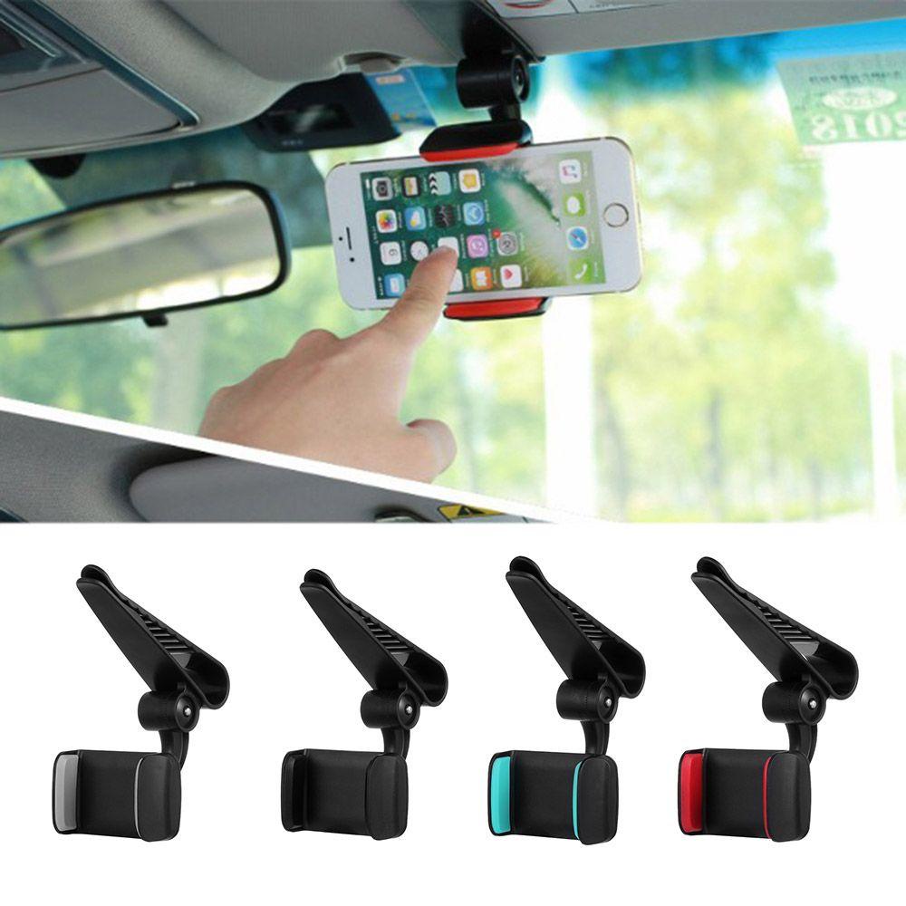 Populer Bracket Sun Visor Mobil Hitam GPS Cradle Klip Mount Extra-firm