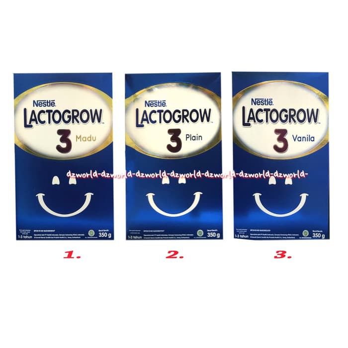 dzw252 Nestle lactogrow 3 SusuFormula 13tahun lactogen 3 Happy nutri 350gr