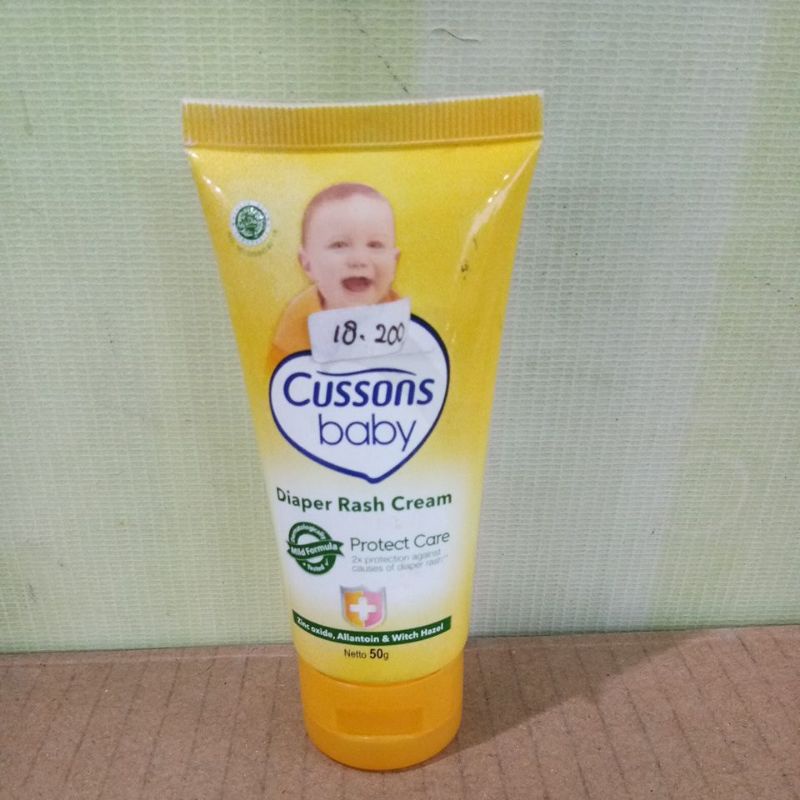 CUSSONS BABY DIAPER RASH CREAM PROTECT CARE 50GR