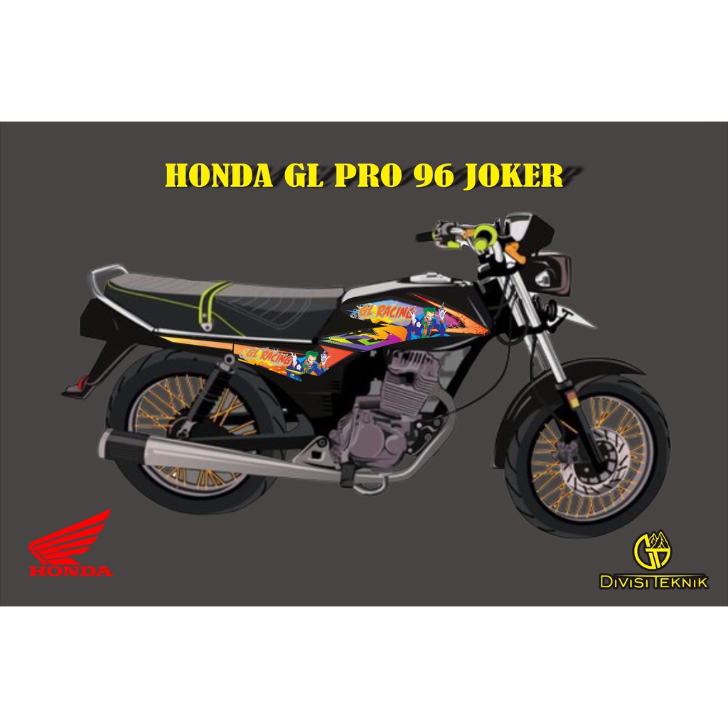 Striping  / Stiker / List Striping / Decal / Stiker Variasi honda gl pro joker