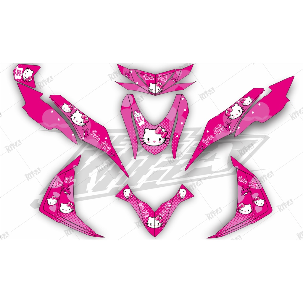 Decal Yamaha Mio M3 Hello Kitty