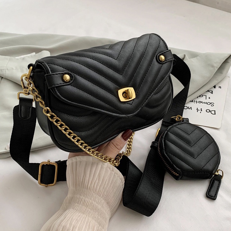 Tas Selempang Wanita 2in1 SlingBag Wanita Fashion Wanita Tas Wanita Kekinian TF7812 BQ3066 JT46111 LT1857 Tas Cantik Tas Kerja