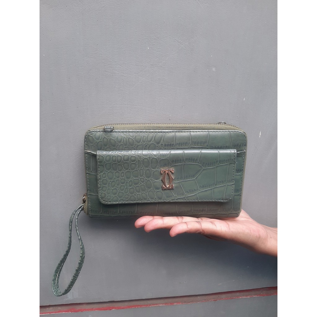 Dompet Tas Wanita Kecil Warna Hijau Lumut