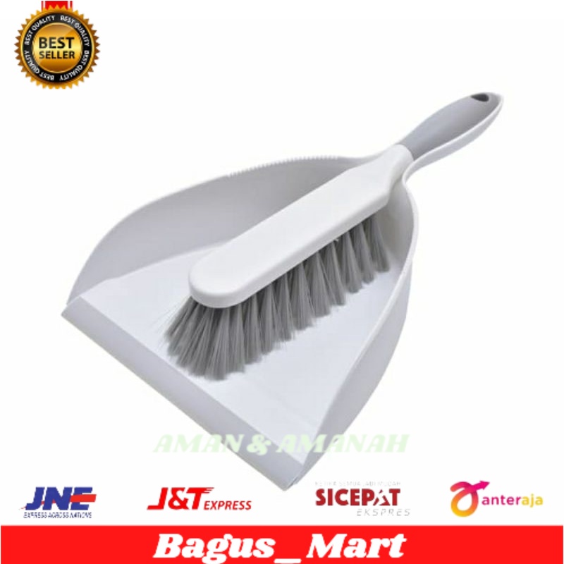 Proclean Set Sapu Mini & Pengki - Abu-abu Putih/sapu kecil/sapu dan pengki
